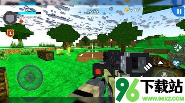 方块射击求生(Cube Wars Battle Survival)安卓版截图1