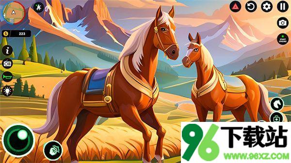 马的历险(Virtual Horse Riding : Horse Games)安卓版截图1