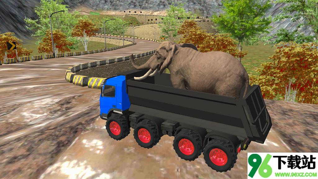 泥卡车动物运输(Mud Truck Games Animal Games)手机版截图1