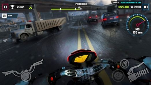 高速摩托模拟器(Highway Traffic Bike Simulator)最新版截图1