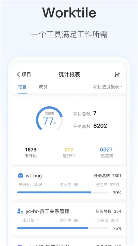 Worktile手机版客户端截图1