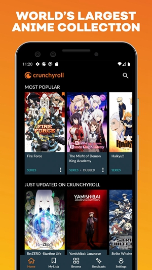 美国版b站(crunchyroll)手机客户端截图1