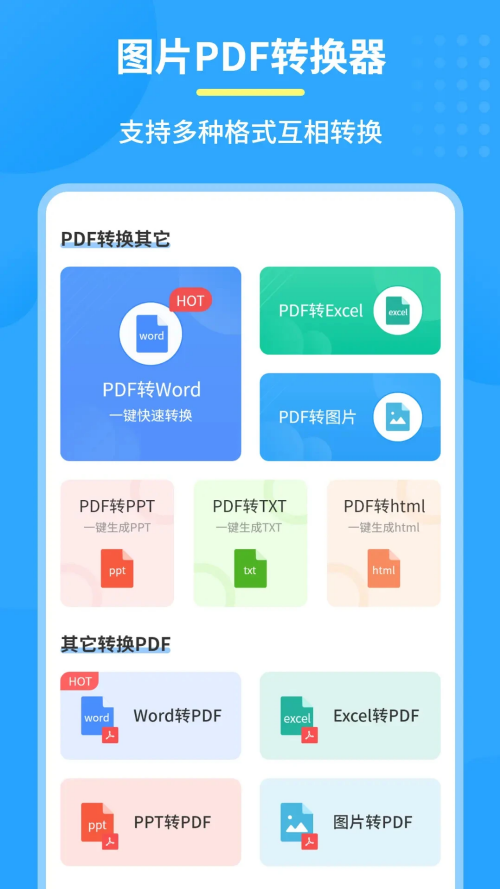 极速PDF转换器手机版截图1