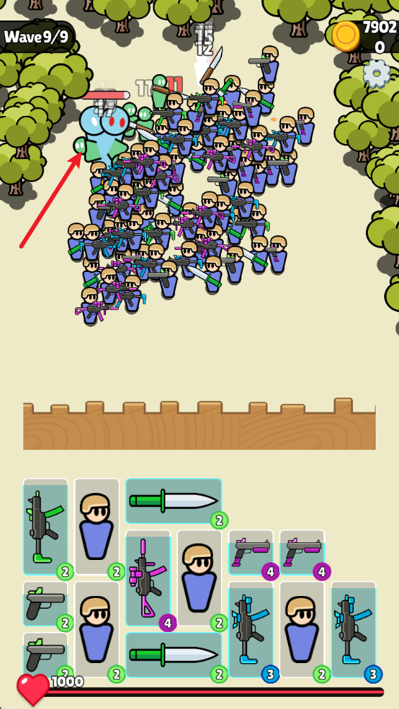 战士背包防御战