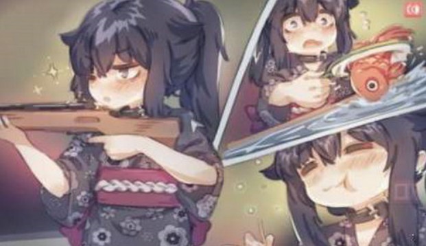 在阴暗的房间中和独孤的女孩子