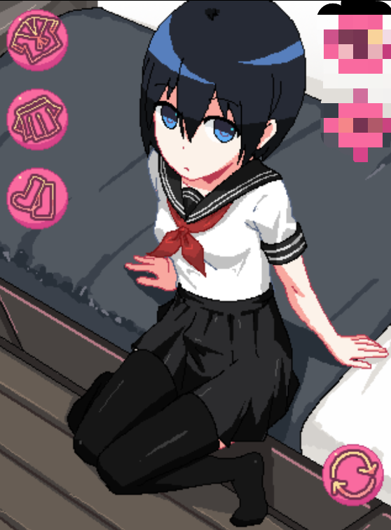 和妹妹两个人看家