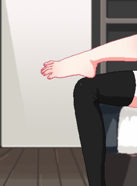 和妹妹两个人看家