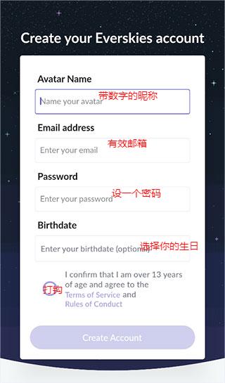 永远的天空虚拟装扮