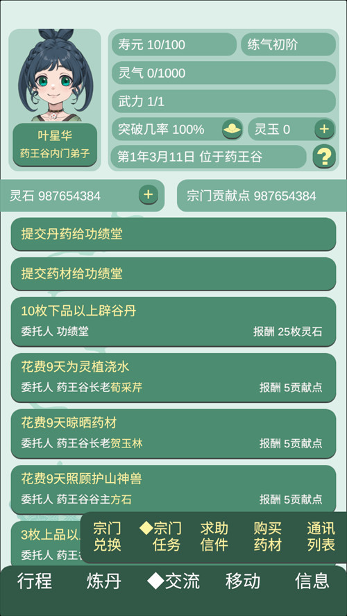 药王谷女修修炼手札