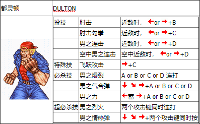 双截龙格斗