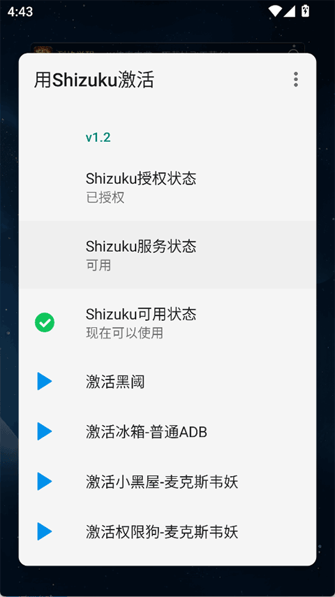 用Shizuku激活app截图1