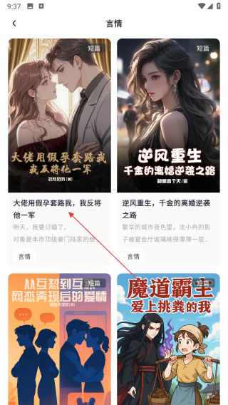 选择小说封面