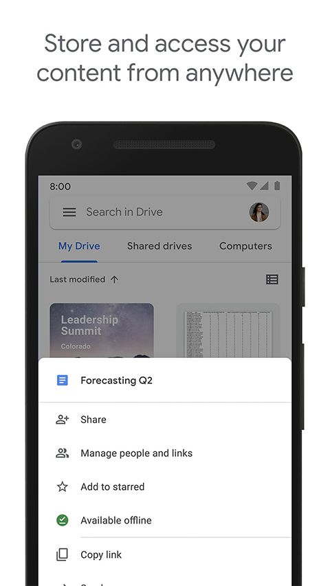 Google云端硬盘客户端安卓版截图1