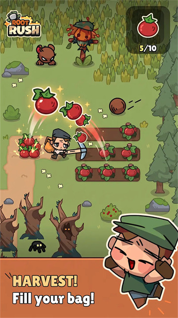 植物挖掘游戏画面