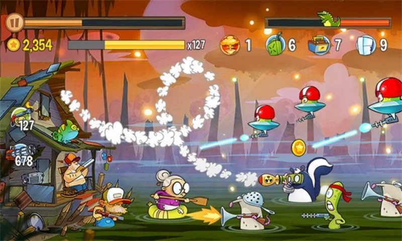 沼泽派对(Swamp Attack)手机版截图1