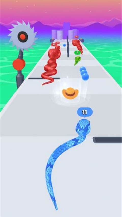 蛇跑步竞赛(Snake Run Race)手机版截图1