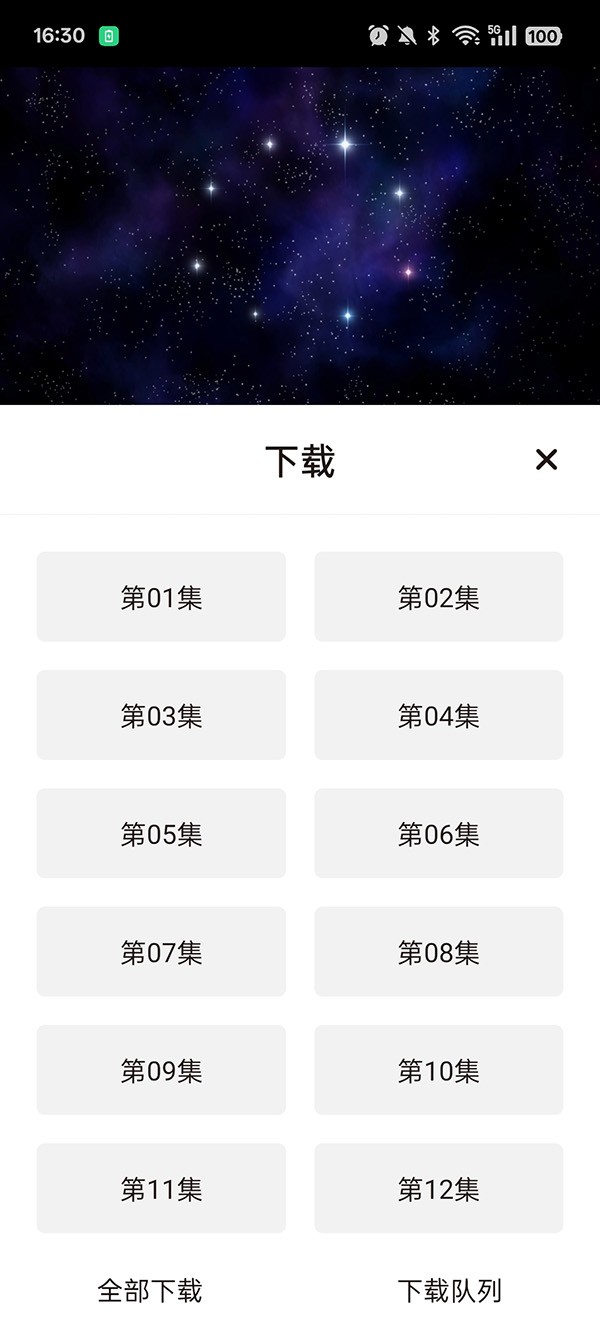 稀饭动漫离线下载界面