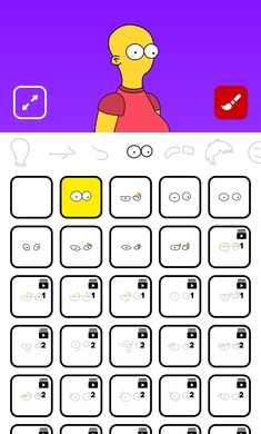 辛普森捏脸(Cartoon Face Avatar Maker)手机版截图1