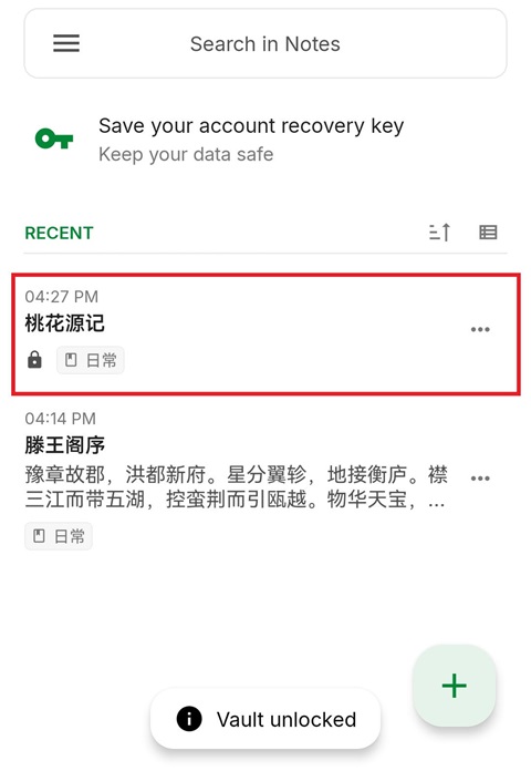 Notesnook设置密码配图4